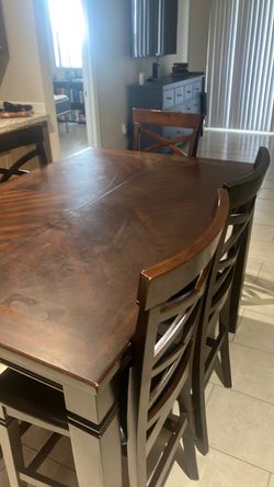 Wood Table and chairs