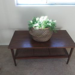 Beautiful Walnut Coffee Table 40 Wide 22 Height