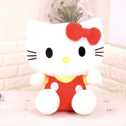 20Cm Sanrio Hello Kitty Plush Doll (Red)