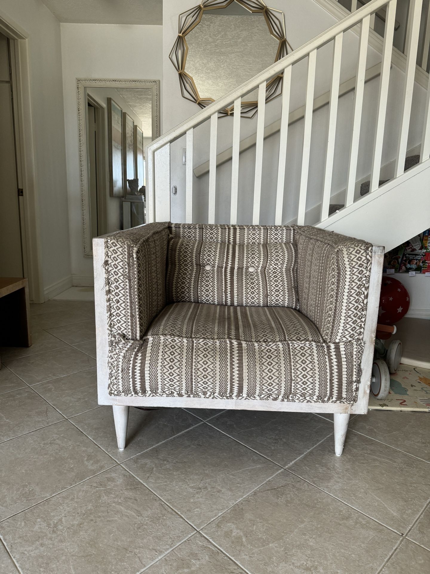 Vintage Square Chair