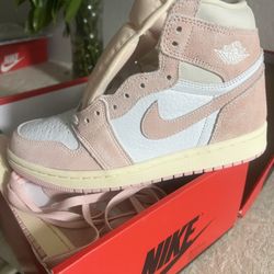 Womens jordan 1 Retro Pink 7.5