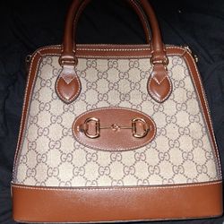 Gucci Supreme Horsebit 1955 Mini Top Handle Bag