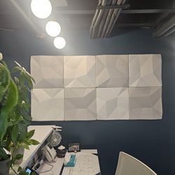 Acoustical Tiles 3D Art Design