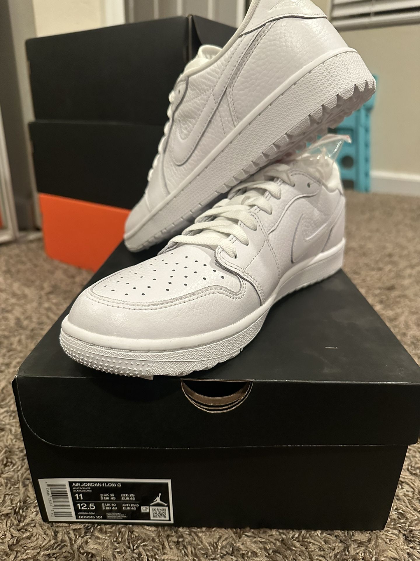 Jordan Triple White Golf Shoe Brand New Size 11 140 OBO