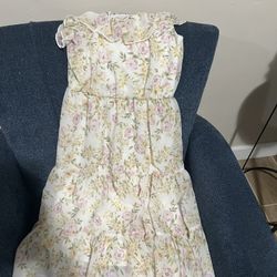 Flower Spring Dress 7/8 Girls 