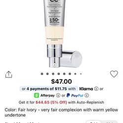 New It Cosmetics Foundation 