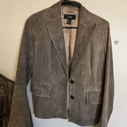 One Suede One Leather Jacket
