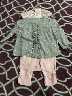 Carters 6 months 3piece Baby Girl outfit