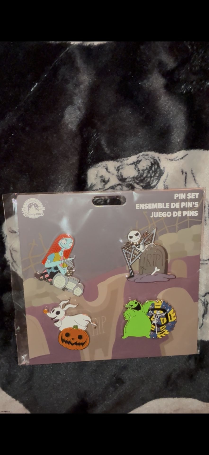 4 Pack Nightmare Before Christmas Pin Set
