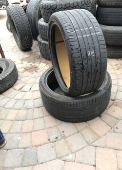 Tire size 265/35 ZR 21