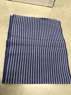 Blue Striped Woven Placemat set of 4