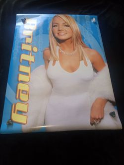 Britney Spears Vintage Poster 2000 Original 22x34 Rare