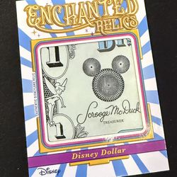 Topps Disneyland 70th Anniversary |  Disney Dollar | Enchanted Relics | #ER-DD
