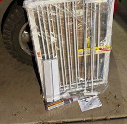 New  White Baby Gate