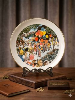 Franklin McMahon 1973 Lincoln Park Zoo Collector Plate