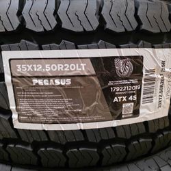 Brand New Tires (1) Pegasus ATX 4S (35x12.50R20) (Single) ($185)