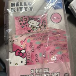 Hello Kitty Twin Sheets
