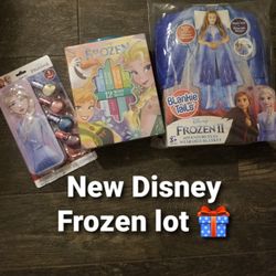New Disney Frozen Elsa Girls Gift Lot Blanket Book Collection & Nail Polish Set 