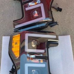 17-19 Ford F250 F350 F450 F550 Super Duty LED DRL Projector Headlights Luces Focos Micas Faros Farol