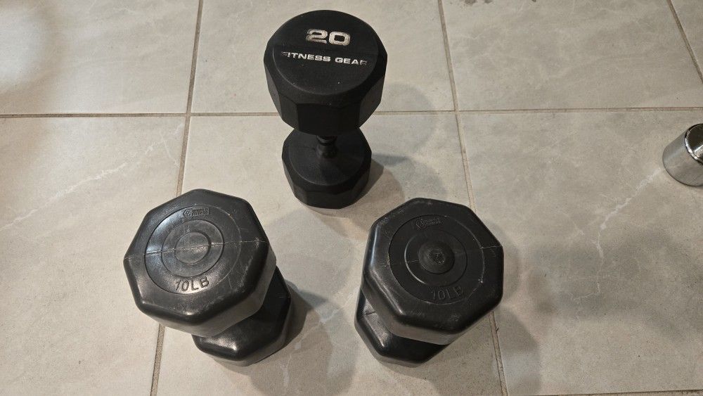 20 Lb (Single) 10Lb (Pair) Dumbbells $55