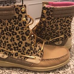 SPERRY Top-Sider Leopard Boots