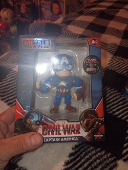 "Metals" Die Cast..."Captain America"...100% metal..