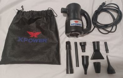 XPOWER A-2 Cyber Duster With Accessories And Storage Pouch Like New Working Perfectly