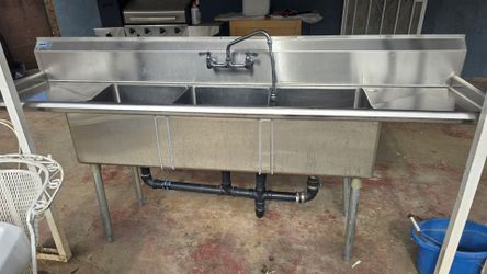 Commercial sink