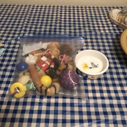 Cat Toys & Cat Bowl
