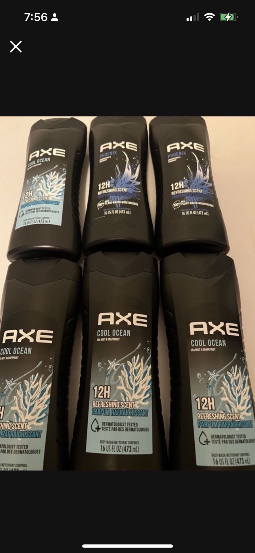 Axe Body Wash 3/$10
