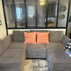 Grey Sectional Couch from Amazon