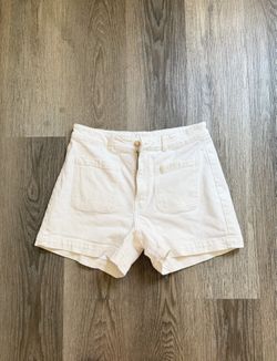 Cream Shorts