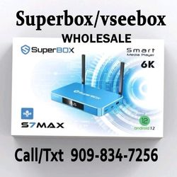 SUPERBOX S7 Max SMART TV BOX  new Model 2025 Wholesale reseller  S7  super box