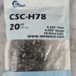 Replacement 20-Inch H78 20BPX Chainsaw Chain for Echo CS 3600, CS 4400, CS 490
