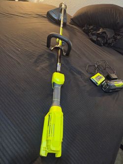 Ryobi 40V Cordless String Trimmer with Battery and Charger