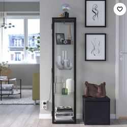 IKEA BLÅLIDEN Glass-door Cabinets (3) - Black (Gently Used)