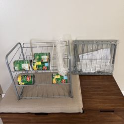 New 2 Racks Cans Organizer Stackable 