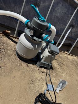 Brand new pump and sand filter