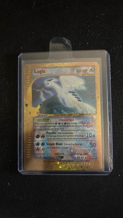 Lugia Crystal Type Pokémon Card 149/144