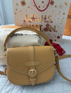 Authentic Louis Vuitton Saumur BB Safran Yellow
