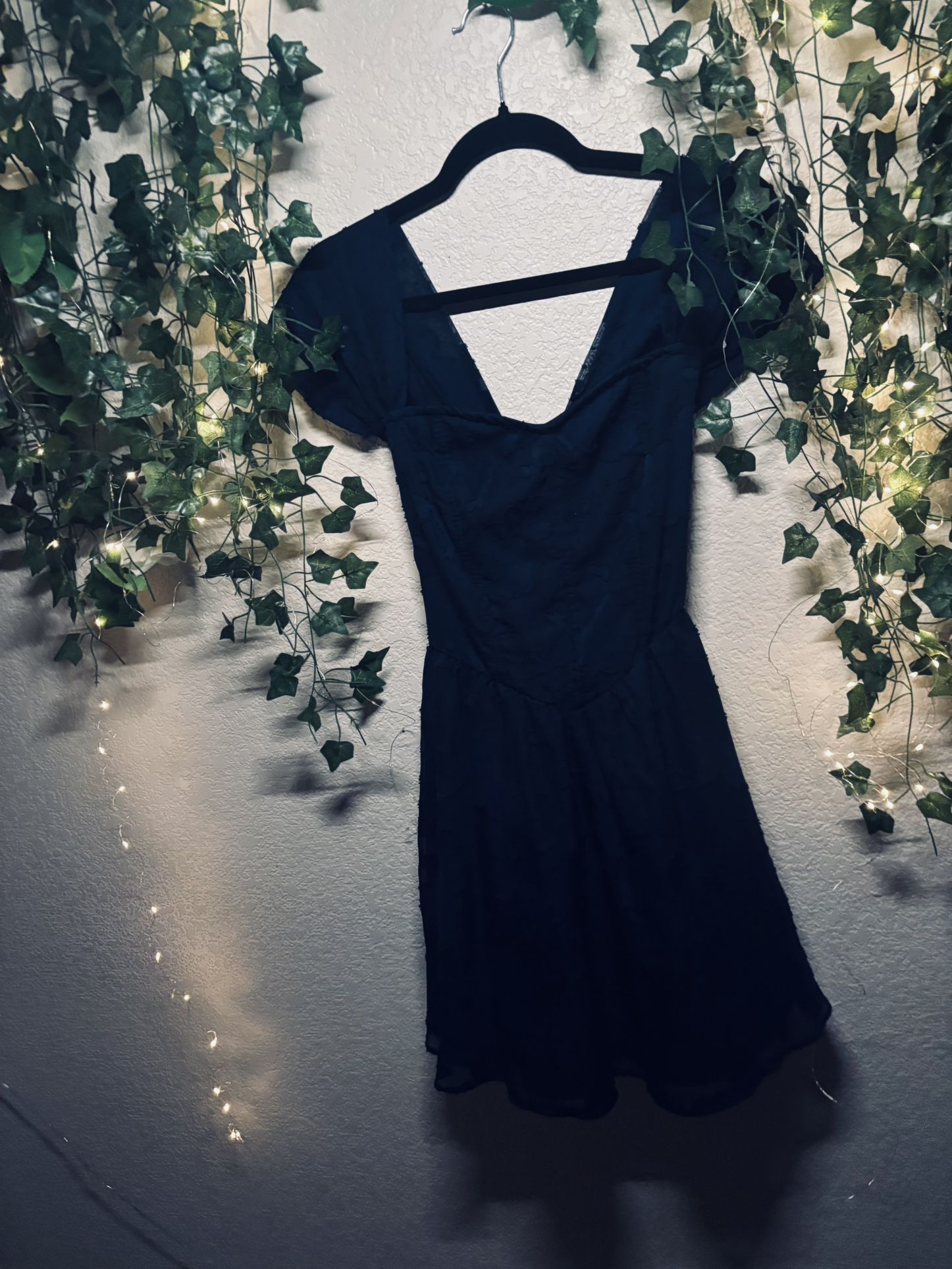Empire Waste Style Navy Blue