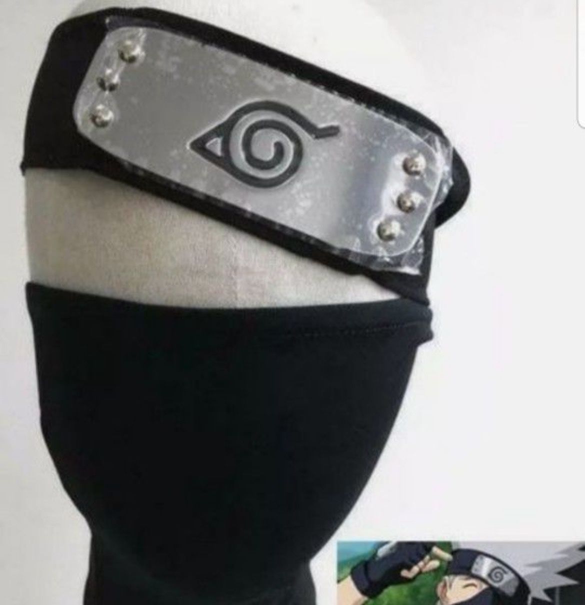 Naruto Kakashi Headband And Mask