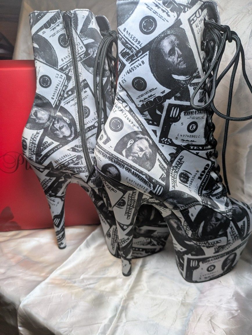 NEW Money Print Boots