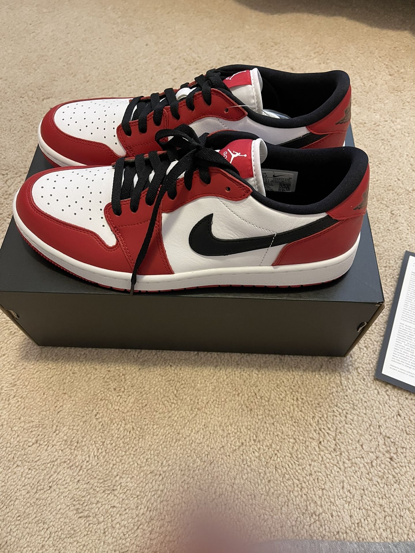 Air Jordan 1 Low Golf Chicago Size 10.5M