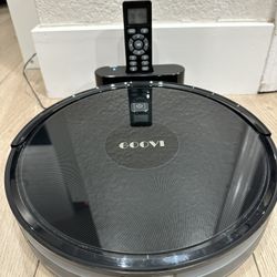 Goovi Robot Vacuum in Box Auto Charge Docking Remote Quiet Strong Suction Black📍Chandler