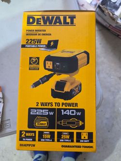 DeWalt 225W Portable Power Inverter DXAEPIP2W