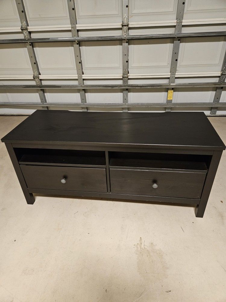 IKEA HEMNES TV Stand with 2 Drawers – Black-Brown $50 (excellent condition)