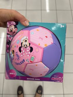NWT Disney Minnie Mouse Kids Soccer Ball Size 3