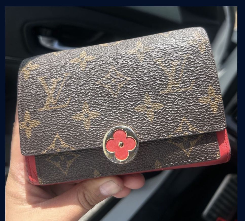 Red Louis Vuitton Wallet