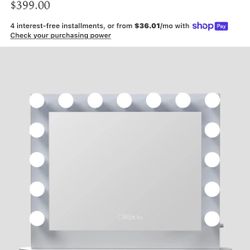 Beauty creations Vanity Mirror With Bluetooth 